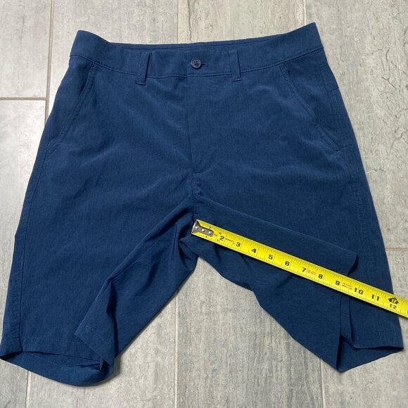 Old Navy Tech Hybrid Chino Shorts 9" Inseam 30 Performance Stretch Navy Size 30 - Picture 4 of 8
